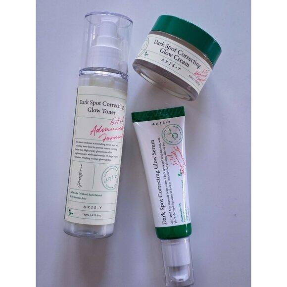 AXIS-Y Dark Spot Correcting 3-Step SetToner Serum CreamK-Beauty